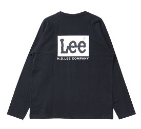 Lee リー ロゴ刺繍 バックプリント 長袖 Tシャツ LT3091 メンズ レディース ユニセックス ロゴTシャツ プリントTシャツ 長袖Tシャツ 長T ロンT 送料無料