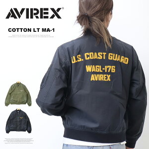 AVIREX �A���B���b�N�X COTTON LIGHT MA-1�W���P�b�g U.S.COAST GUARD ���ȂȂ� �u���]�� �����Y ���C�g�A�E�^�[ �A�r���b�N�X �������� 783-6152001