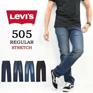 Levi's ���[�o�C�X 505 ���M�����[�X�g���[�g �W�[���Y �f�j�� �X�g���b�` �p���c �����Y �������� 00505