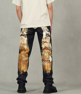 1000�~�N�[�|�� EVISU �G�r�X �߂̉��Ԃ� �单�h? �v�����g �e�[�p�[�t�B�b�g�W�[���Y 5�|�P�b�g �t�����g�{�^�� 2EAHTM5JE105517DN �m�[�E�I�b�V���f�j�� �G���B�X �C���f�B�S �������� �o�C�N �j��