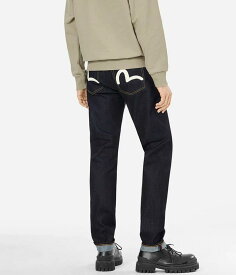 EVISU エビスジーンズ スリムフィット エクリュ キャロット#2017 デニム ノーウォッシュ ホワイトペイント フロントボタンアップ 2ESHTM5JE125017CT 1000円クーポン エヴィス インディゴ 送料無料 バイク プレゼント ギフト,ポイント 芸能人 SDGs SNS サスティナブル