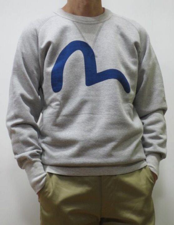 楽天市場】エビスジーンズ sweat kamomegy ビッグカモメ プリント入 