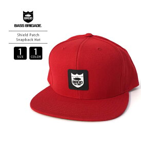 【送料無料】バスブリゲード キャップ BASS BRIGADE 帽子 Shield Patch Snapback Hat バスフィッシング バス釣り ブラックバス SHLDH101 SS1204