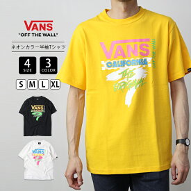 【送料無料】VANS Tシャツ 半袖 メンズ ヴァンズ Tシャツ バンズ ユニセックス 男女兼用 レディース ネオンカラー半袖Tシャツ VA19SS-MT28