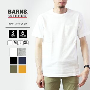 BARNS OUTFITTERS �o�[���Y�A�E�g�t�B�b�^�[�Y T�V���c ���� TSURI-AMI V NECK T SHIRTS �A���J�W ���{�� ������ BR-11000