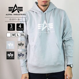 【送料無料】ALPHA INDUSTRIES アルファインダストリーズ パーカー スウェット メンズ Aマークロゴ TC1496