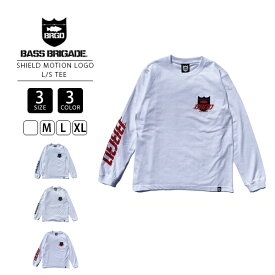 【送料無料】バスブリゲード Tシャツ ロンT BASS BRIGADE Tシャツ ロゴ SHIELD MOTION LOGO SMLT01 SS1204