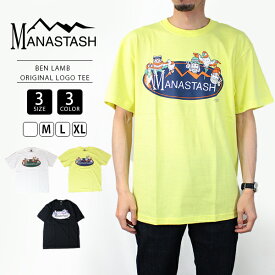 MANASTASH マナスタッシュ Tシャツ 半袖 メンズ BEN LAMB ORIGINAL LOGO TEE ベンラムオリジナルロゴティー 7123058