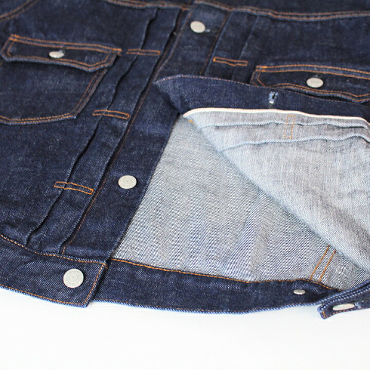 楽天市場】児島ジーンズ デニムジャケット Gジャン 15oz セルビッチ 