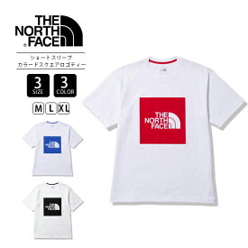 【送料無料】ノースフェイス THE NORTH FACE ザノースフェイス TNF Tシャツ 半袖 ショートスリーブ カラードスクエア ロゴ NT32351