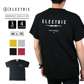 ELECTRIC アパレル エレクトリック Tシャツ 半袖 アウトドア UNDERVOLT LOGO S/S TEE E23ST08 0310