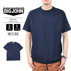 【送料無料】ビッグジョン Tシャツ BIG JOHN メンズ ORIGINAL INDIGO Tee MTS01M 0405
