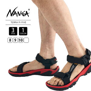 NANGA �i���K NANGA×TEVA TERRA FI FIVE �i���K×�e�o �e�� �t�@�C �t�@�C�u �T���_�� CA2314-1Z505 �u���b�N ���b�h �A�E�g�h�A �L�����v �t�F�X ��V�� �A�N�e�B�r�e�B �ނ� �R���{ 8�T�C�Y 9�T�C�Y �l�C