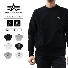 【送料無料】ALPHA INDUSTRIES アルファインダストリーズ トレーナー バックプリントクルーネックスウェット TC1594 1020