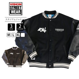 【送料無料】VISION スタジアムジャケット VISION STREET WEAR ヴィジョン スタジャン メンズ アウター 3905013 1201