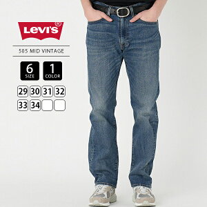 �y�����������zLevi's ���[�o�C�X 505 �f�j���p���c �����Y �W�[���Y �W�[�p�� ���M�����[�X�g���[�g �~�b�h���B���e�[�W 00505-1555 �iBIG-E�j