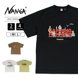NANGA ナンガ Tシャツ 半袖 ECO HYBRID エコハイブリッド キャンピングマナーズ NW2411-1G800-A 0510