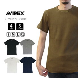 AVIREX デイリーウェア アヴィレックス 半袖 Tシャツ サーマル クルーネック メンズ 6123509（7832934013）