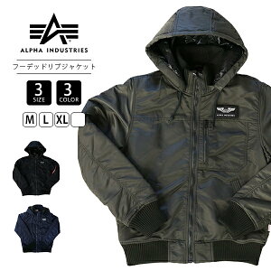 ALPHA INDUSTRIES �A���t�@ �C���_�X�g���[�Y �t�[�f�b�h���u�W���P�b�g TA1672 1110