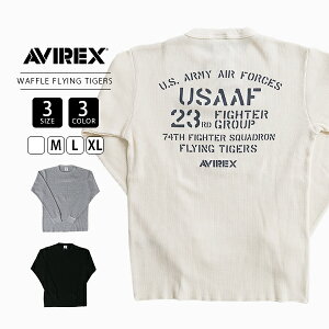 AVIREX ArbNX Y  TVc WAFFLE FLYING TIGERS bt tCO^CK[X XeV ~^[ 7834230016 0314