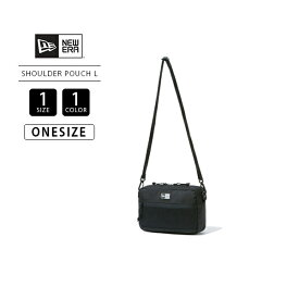 NEWERA ニューエラ バッグ 2L コンパクト ショルダーポーチ ブラック 肩掛け 斜め掛け ポケット多数 ストラップ取り外し可 SHOULDER POUCH L BLK 14521316