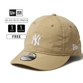 NEW ERA ニューエラ 帽子 キャップ メンズ ユニセックス 9THIRTY NY YANKEYS ヤンキース TECH STRETCH テックストレッチ 撥水 抗菌 軽量 ベージュ 14668968