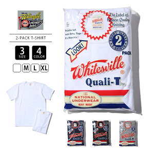 WHITESVILLE �z���C�c�r�� �����Y ���� T�V���c 2���g �p�b�NT �V�����n �ۓ��d�l �ʔN�A�C�e�� 2-PACK T-SHIRT WV73544 0711