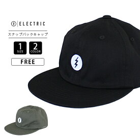 ELECTRIC エレクトリック メンズ 小物 帽子 キャップ 6パネルキャップ アイコンロゴ ツイルキャップ チャコールグレー つば真っ直ぐ E25SC01 0808