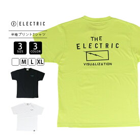 ELECTRIC エレクトリック メンズ 半袖 Tシャツ THE ELECTRIC バックプリント ロゴ シンプルデザイン クルーネック DRT 白川友也 コラボ E25ST18 0808
