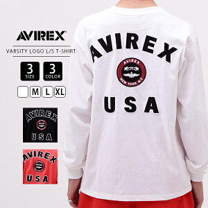 AVIREX ArbNX Y gbvX  TVc T VARSITY LOGO o[VeB S ԃS ʔNACe HgbvX Ci[ɂ 7835930018