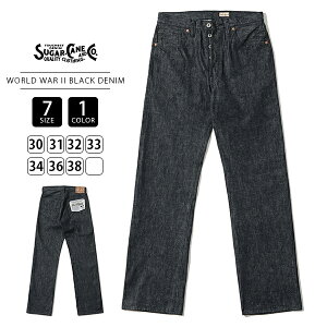 BUZZ RICKSONS �o�Y���N�\���Y �����Y �{�g���X �f�j�� WORLD WAR II BLACK DENIM WAIST OVERALLS WILLIAM GIBSON COLLECTION �E�B���A���M�u�\�� �R���N�V���� BR43042