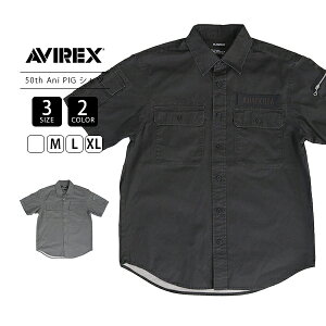 AVIREX ArbNX Y  Vc 50th Anniversary Pigment Fatigue Shirt 50N LOACe ~^[Vc sOg AJW Xg[g JWA 7835123009 0822
