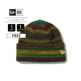 NEWERA ニューエラ ユニセックス 帽子 ニット ニットキャップ ビーニー BASIC CUFF KNIT ベーシック カフニット グラデーション グリーン 14682529