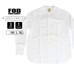 FOB factory GtI[r[t@Ng[ Y  Vc zCg BAND COLLER SHIRT ohJ[ X^hJ[ ~^[ i` F3429