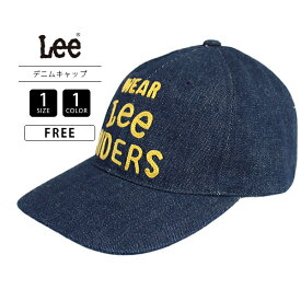 Lee リー メンズ 帽子 キャップ ファッション 小物 60年代 再現 13oz 101シリーズ 100周年 スペシャルデザイン イエロー チェーンステッチ LA0681-1