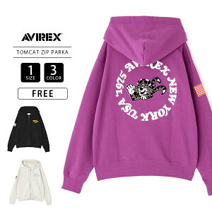 AVIREX �A�r���b�N�X ���f�B�[�X �g�b�v�X SAGARA CIRCLE LOGO TOMCAT ZIP PARKA �H�D�� �ʔN �T�K���h�J �T�[�N�����S �g���L���b�g �W�b�v�p�[�J�[ 7836131603