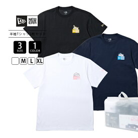 NEW ERA ニューエラ レディース 半袖 Tシャツ コットンTシャツ ちいかわ ハチワレ うさぎ 3枚 ボックスセット WH BK NVY 刺しゅう CHIIKAWA キャラT 14864559