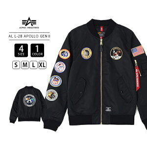 ALPHA �A���t�@ �����Y ���C�g�A�E�^�[ �A�E�^�[ �W���P�b�g L-2B APPOLO GEN FLIGHT JACKET �t���C�g�W���P�b�g ���b�y�� NASA �~���^���[ 7976152010