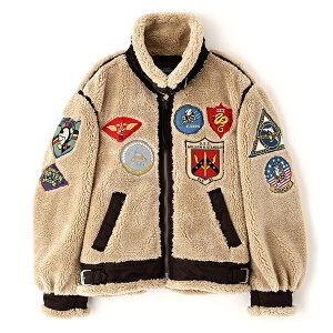 AVIREX �A�r���b�N�X �����Y �A�E�^�[ RETRO BOA B-3 TOPGUN �{�A�A�E�^�[ �������� �h���t�B���� �h���΍� �A���J�W �~���^���[ �X�g���[�g 7836952029 �g�b�v�K�� �~���^���[�W���P�b�g �~�A�E�^�[ �h