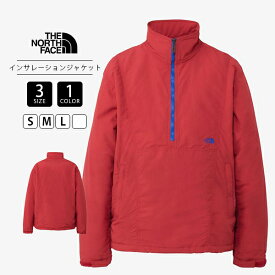 THE NORTH FACE ザ・ノース・フェイス NY82631 ノースドームインサレーションアノラック 中綿 ハーフジップ はっ水 ユニセックス TNFレッド