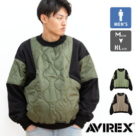 【SALE!!】 AVIREX アビレックス AVIREX × EXPANSION コンビ クルー ジャケット COMBI CREW JACKET 7833252069 783-3252069 / avirex EXPANSION NY ジャケット オーバージャケット メンズ ミリタリー 2023AW