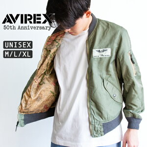 AVIREX ArbNX 50th Anniversary WASHED L-2B EHbVh L-2B 7835952018 783-5952018 / ABbNX L2B ~^[ WPbg AE^[ Y fB[X AJW Ajo[T[f 胂