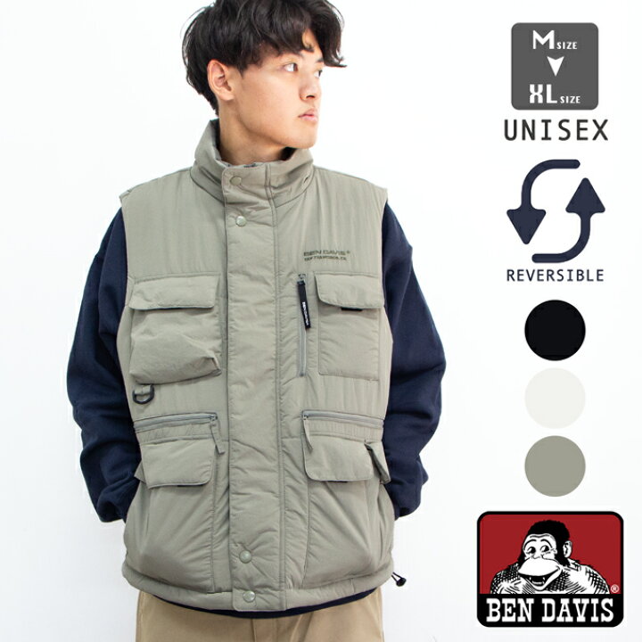 楽天市場】BEN DAVIS ベンデイビス RV FISHING PUFFER VEST 