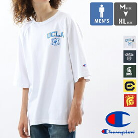 【 Champion チャンピオン 】 ティーテンイレブン ショートスリーブTシャツ MADE IN USA C5-Z307 / メンズ Mens T1011 半袖T UCLA YALE カレッジT ラグランスリーブ 2024SUMMER