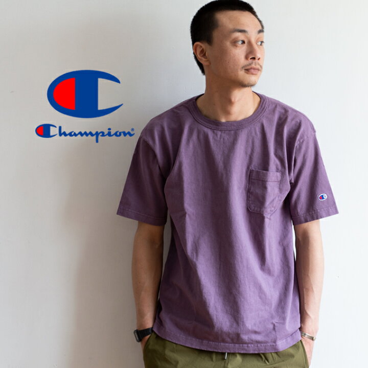 楽天市場】【 Champion チャンピオン】 T1011 ポケット付き ヘビー 
