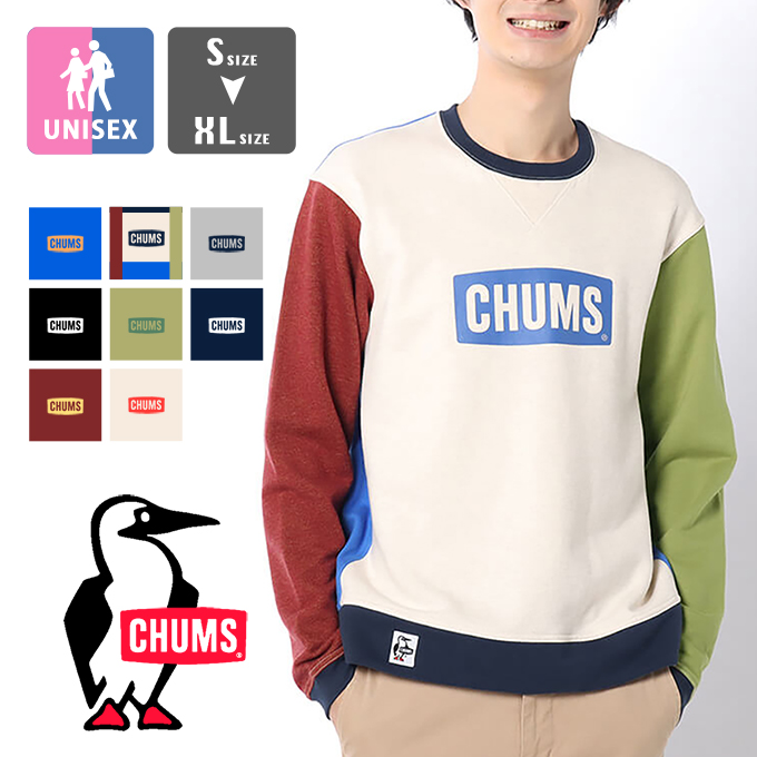 楽天市場】【 CHUMS チャムス 】 CHUMS Logo Crew Top ロゴ クルー 