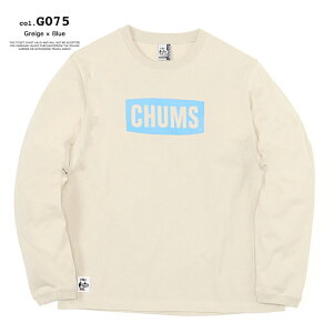 y CHUMS `X z CHUMS Logo L/S T-Shirt `X {[gS OX[uTVc CH01-2273 / jZbNX T ST  TVc CH01-2273EC 2024SS
