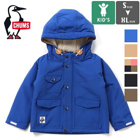 【 CHUMS チャムス 】 Kid's Camping Boa Parka キッズ キャンピング ボアパーカー CH24-1052 / キッズ KIDS ボーイズ ガールズ アウター 防寒 マウンテンパーカー 裏ボア キャンプ アウトドア ch24-1052 2023AW