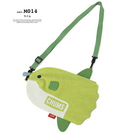 【 CHUMS チャムス 】 Sunfish Shoulder Pouch サンフィッシュショルダーポーチ CH60-3715 / ユニセックス 大人 子供 キッズ ショルダーバッグ ショルダーポーチ マンボウ ポーチ 斜めがけ 小物入れ CH60-3715EC