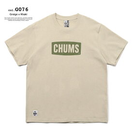 【 CHUMS チャムス 】 CHUMS Logo T-Shirt チャムス　ロゴTシャツ CH01-2277 / ユニセックス 半袖Tシャツ ロゴTシャツ プリントTシャツ ボートロゴ CH01-2277EC 2024SUMMER